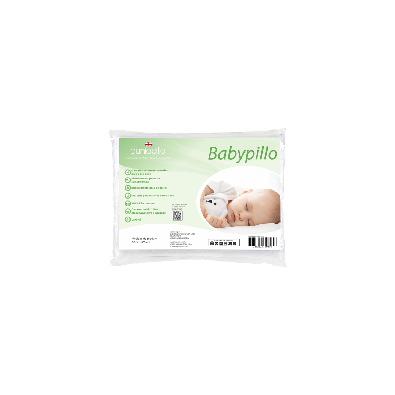 ALMOHADA DE LÁTEX – BABYPILLO